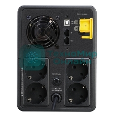 Источник бесперебойного питания APC Back-UPS BX2200MI-GR 1200Вт 2200ВА черный