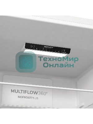 Холодильник Gorenje NRK6201PW4 белый двухкамерный 235/96л морозилка снизу, No Frost