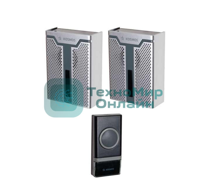 Звонок дверной беспроводной Космос 150м, белый