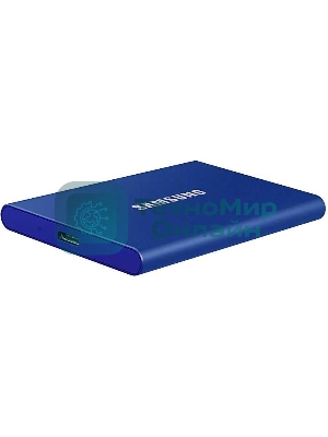 Внешний SSD Samsung T7, 1TB, USB 3.2 Gen 2 Type-C, R/W 1050/1000, синий