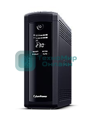 Источник бесперебойного питания UPS CyberPower VP1600EILCD Line-Interactive 1600VA/960W USB/RS-232/RJ11/45 (4 + 4 IEC С13)