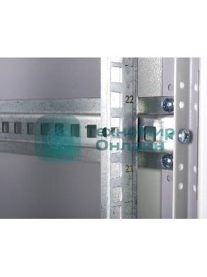 Шкаф телекоммуникационный напольный ЭКОНОМ 48U (600 × 800) дверь стекло, дверь металл