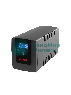 Источник бесперебойного питания ИБП Info LCD 1500В.А Schuko (3) USB + RJ45 DKC INFOLCD1500S