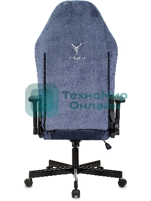 Кресло Knight N1 Fabric синий, ткань, 120 кг, механизм качания
