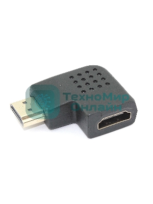 Удлинитель HDMI папа-мама угловой влево
