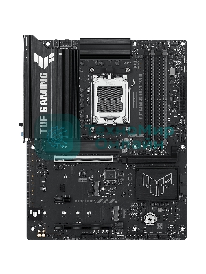 Материнская плата ASUS TUF Gaming B850-E WiFi, AM5, AMD B850, 4xDDR5, 4xSATA, 3xM.2, 1xPCIe 5.0 x16, 1xPCIe 4.0 x16, 1xPCIe x1, 1xDP, 1xHDMI, 2xUSB-C (1x10Gbps, 1x20Gbps), 3xUSB-A 5Gbps, 3xUSB-A 2.0, 1x2.5Gb LAN, Wi-Fi 6E, Bluetooth 5.3, 3x3.5 мм, 7.1, ATX