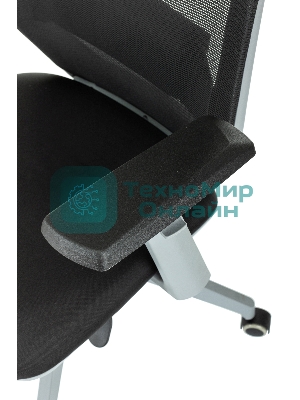 Кресло руководителя Бюрократ MC-G611NL-H черный Elastic-102 с подголов. крестов. 4-луч. пластик пластик серый