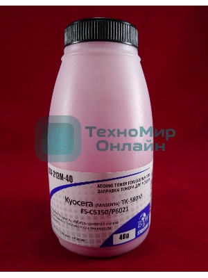 Тонер для Kyocera TK-580M, FS-C5150/P6021 Magenta (фл. 40г) 2,8K B&W Standart (Tomoegawa) фас. Россия