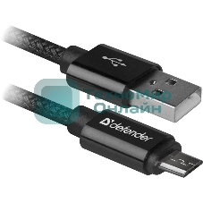 Кабель Defender USB 2.0 TO MICRO-USB 1M черный USB08-03T