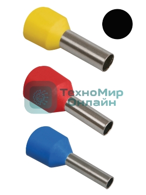 Наконечник-гильза изол. Е6012 (уп. 100 шт) IEK UGN10-006-06-12