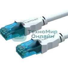 Патч-корд Vention прямой UTP cat.5е, RJ45 - 1м. Серый VAP-A10-S100