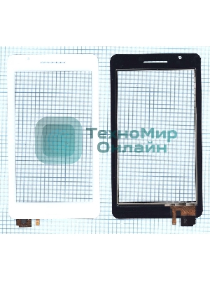 Сенсорное стекло (тачскрин) для Asus Fonepad 7 FE171/FE171CG белое
