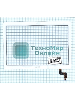 Сенсорное стекло (тачскрин) для Huawei MediaPad T3 10, белое