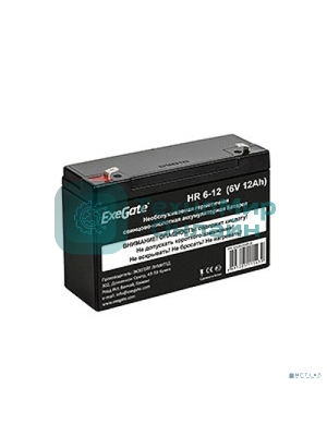 Батарея для ИБП ExeGate HR 6-12 (6V 12Ah), клеммы F1