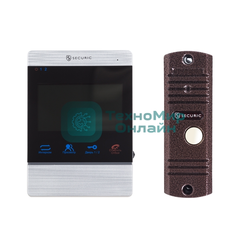 Цветной монитор видеодомофона SECURIC AC-332 4,3