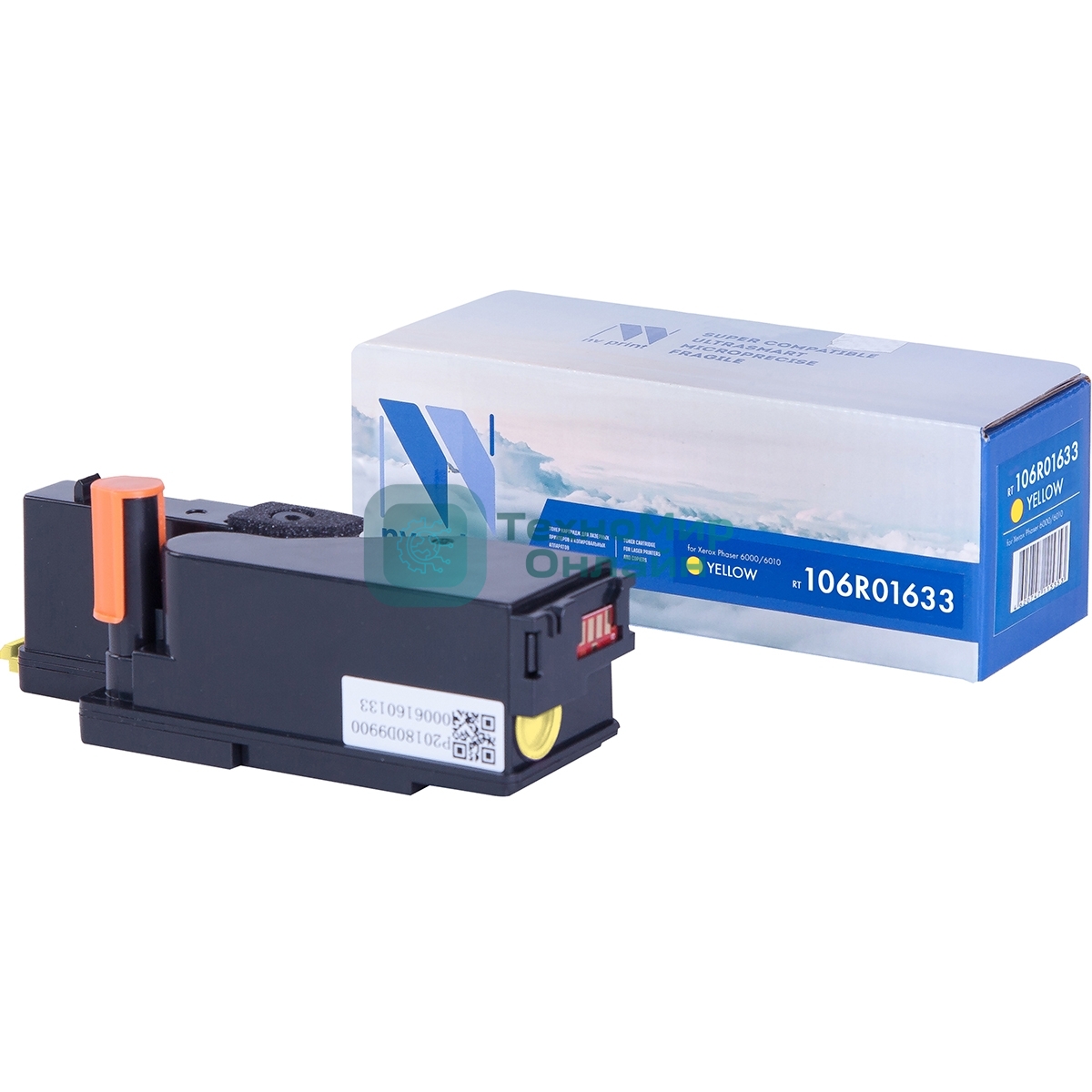 Картридж лазерный NVPrint совместимый Xerox 106R01633 Yellow для Phaser 6000/6010 (1000k)