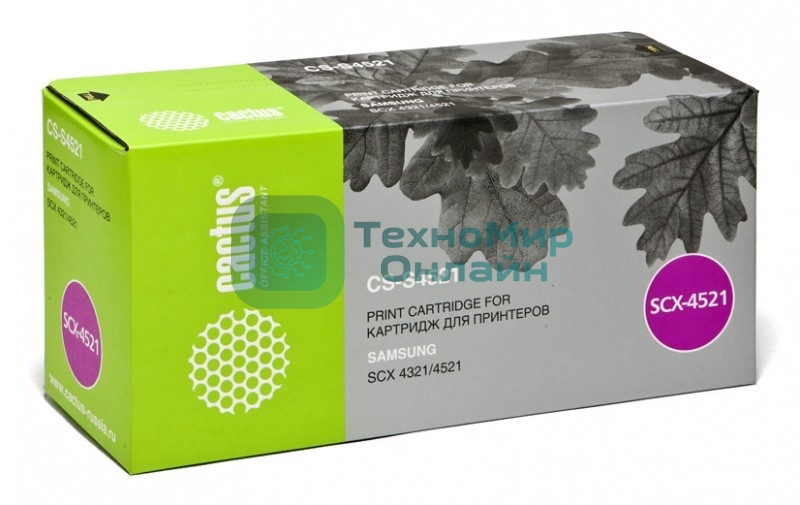 Картридж лазерный Cactus CS-S4521 черный (3000 стр.) для Samsung SCX-4521F/4321