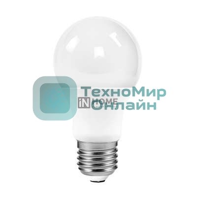 Лампа светодиодная IN HOME 4690612020235 LED-A60-VC 12 Вт 230В E27 3000К