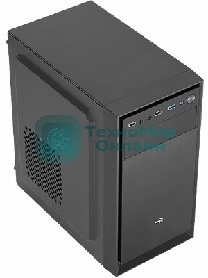 Компьютерный корпус Aerocool/Formula CS-104-S-BK-v1 черный без БП mATX 1x120мм 1xUSB 2.0 1xUSB 3.0 audio