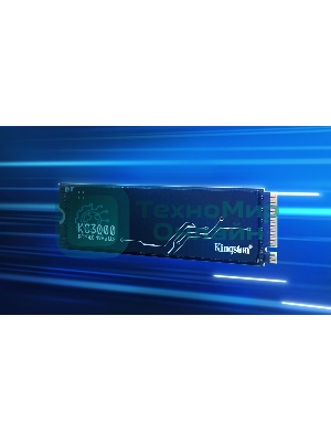 Накопитель SSD Kingston KC3000, 1Tb, M.2 2280, PCIe 4.0 x4, R/W 7000/6000, с радиатором.