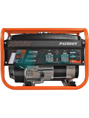 Электрогенератор бензиновый Patriot GRS 2500, 2.2 кВт, 75 дБ, 36,7 кг