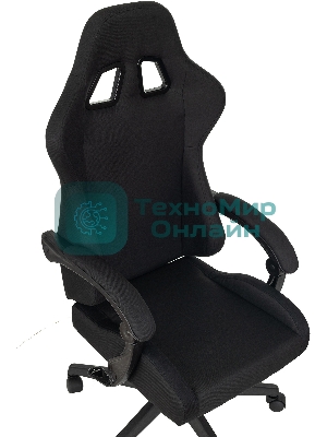 Кресло Бюрократ Zombie Predator Neo Black черный, экокожа, 120 кг, механизм качания