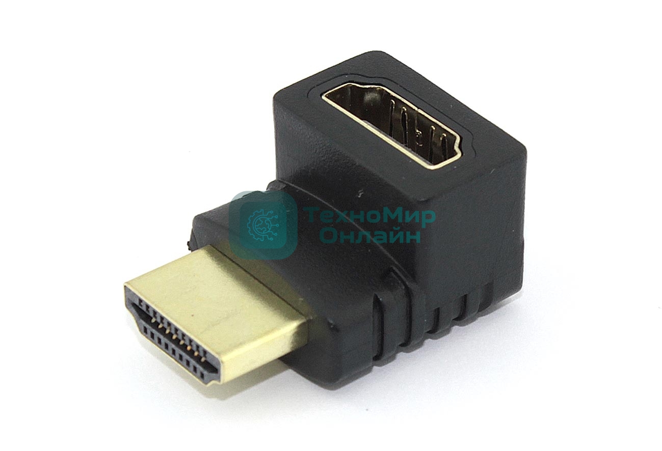 Удлинитель HDMI папа-мама угловой вверх