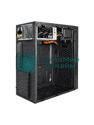 Компьютерный корпус Miditower ExeGate AA-442U2-UNS400 (ATX, БП UNS400 с вент. 12см, 1хUSB+2хUSB 3.0, аудио, черный)