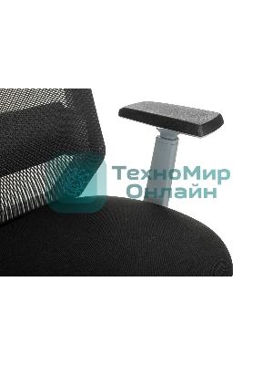 Кресло руководителя Бюрократ MC-G611NL-H черный Elastic-102 с подголов. крестов. 4-луч. пластик пластик серый