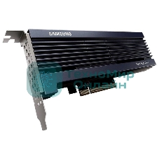 Накопитель SSD Samsung Enterprise, HHHL, PM1725b, 1600Gb, NVMe, PCE-e, R5400/2000WMb/s, IOPS(R4K) 750K/135K, MTBF 2M, 3DWPD, OEM, 5 years (analog MZPLL1T6HEHP-00003)