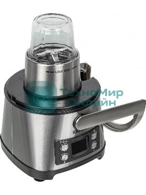 Кухонный комбайн Kitfort KT-1395 800Вт серебристый/черный