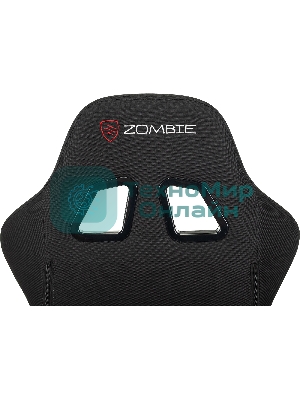 Кресло Бюрократ Zombie Predator Neo Black черный, экокожа, 120 кг, механизм качания