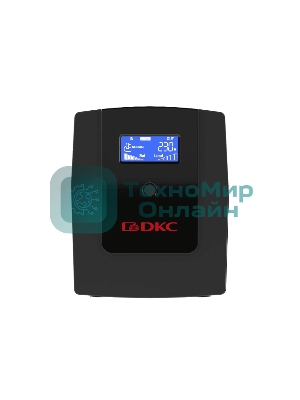 Источник бесперебойного питания ИБП Info LCD 1500В.А Schuko (3) USB + RJ45 DKC INFOLCD1500S