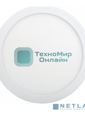 Светильник IEK LDVO0-1609-1-24-4000-K01 ДВО 1609 белый круг LED 24Вт 4000 IP20 алюм. корпус, диам 295 мм