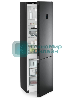 Холодильник Liebherr CNBDC 573I-22 001 черная нержавеющая сталь двухкамерный 266/94л морозилка снизу
