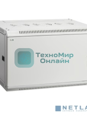 Шкаф LINEA ITK LWR3-06U66-MF W 6U 600x600 мм дверь металл, RAL7035