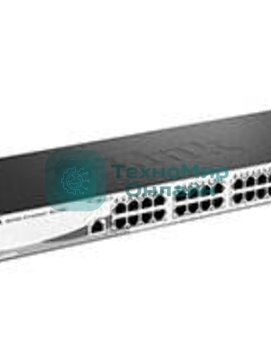 Коммутатор D-Link DGS-1210-28/ME/B1A PROJ Управляемый коммутатор 2 уровня с 24 портами 10/100/1000Base-T и 4 портами 1000Base-X SFP