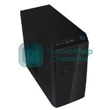 Компьютерный корпус InWin POWERMAN ES726BK USB 3.0 (Mini Tower, mATX, 450W PM-450ATX, USBx2, USB 3.0x2 + Audio, черный)
