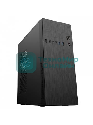 Компьютерный корпус MidiTower Powerman DA812BK черный PM-500ATX-F 2хUSB 2.0+2хUSB 3.0 Audio ATX