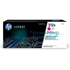 Картридж лазерный Cartridge HP 212X для CLJ Enterprise M554/M555/M578, пурпурный (10 000 стр.)
