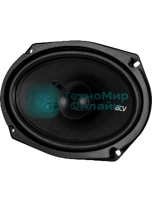 Колонки автомобильные ACV PD-691 BEATS (без решетки) 240Вт 91дБ 4Ом 16x23см (6x9дюйм) (ком.:2кол.) коаксиальные однополосные