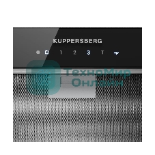 Вытяжка встраиваемая Kuppersberg Innova V 60 черный, 53 см, 1300 м³/ч, 46 дБ