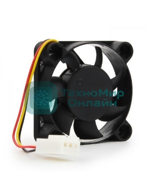Вентилятор для корпуса Gembird черный, 40 мм, 6000 об/мин, 25 дБ, 3 pin