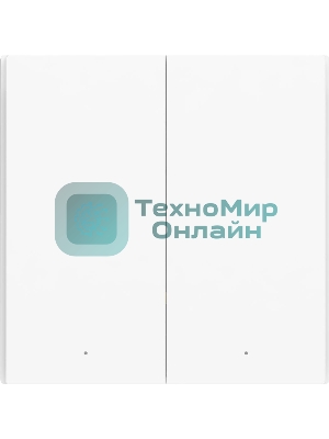 Выключатель двухклавишный Aqara Wireless Remote Switch H1 (WRS-R02)