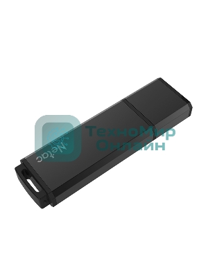 Флешка USB Netac U351 (NT03U351N-032G-20BK), 32Gb, USB 2.0, R/W 25/10, черный