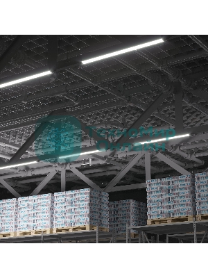 Светильник светодиодный Gauss IP40 1200x76x24мм 36W 3200lm 4000K WLF-2 сталь