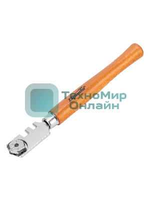 Стеклорез 6-роликовый с деревянной рукояткой Sparta