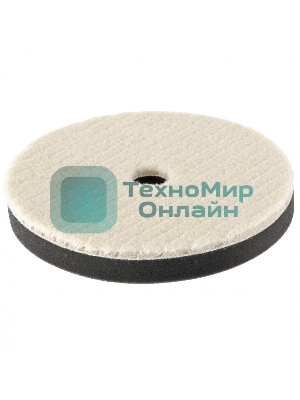 Насадка полировальная Matrix под липучку, 150 мм короткая плетеная шерстяная нить