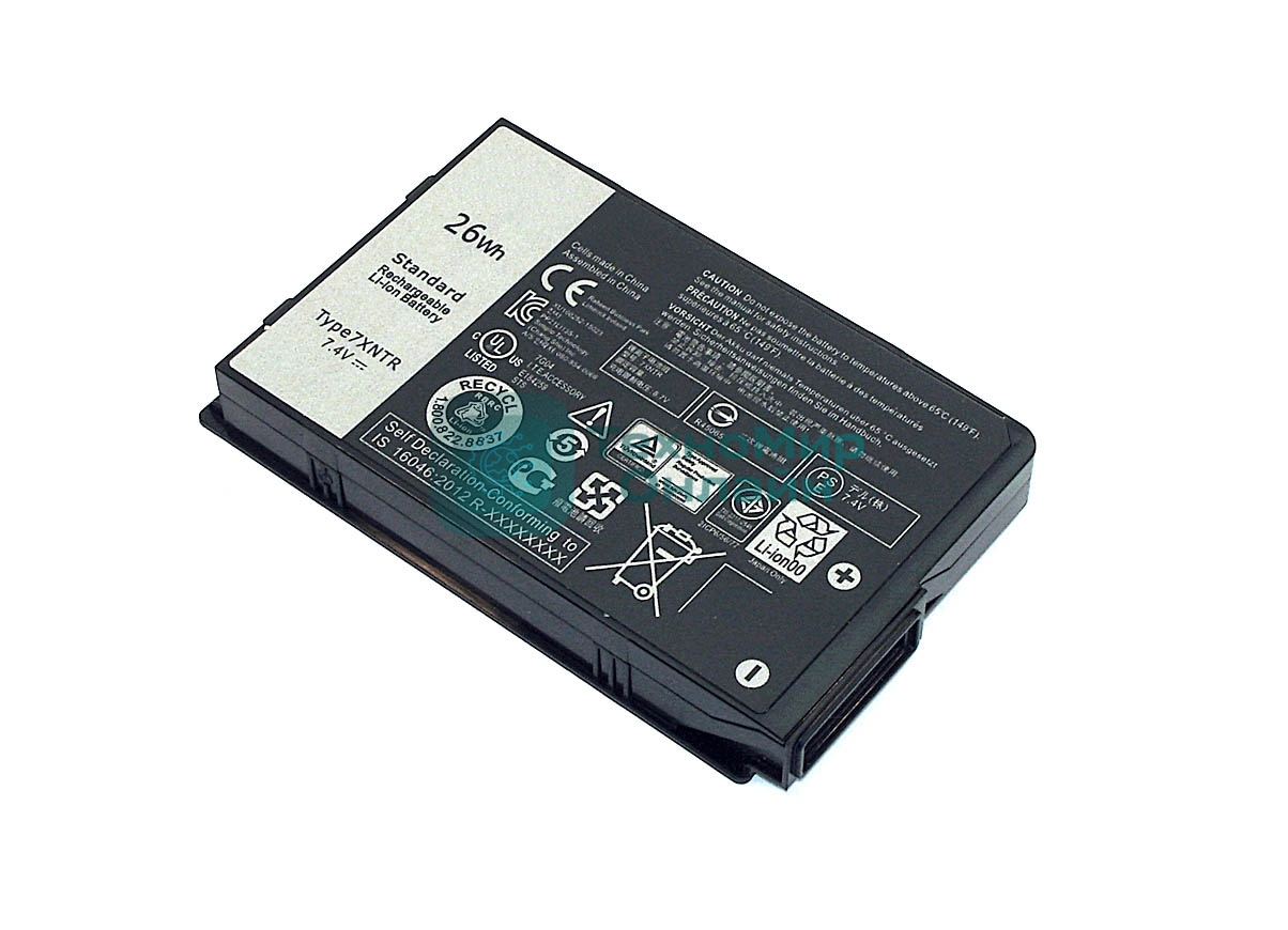 Аккумулятор для Dell Latitude 7202, 7212, (7XNTR, 451-bcdh), 3500mAh, 7.4V, Dell