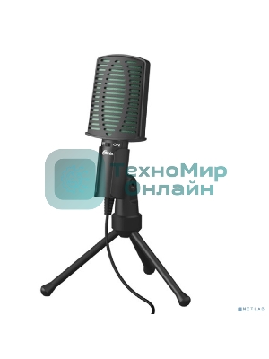 Микрофон RITMIX RDM-126 Black-Green 0dB=1V / Pa на 1kHz, 50Hz-16kHz, ?2.2 k?, 3,5 мм, 1,8 м